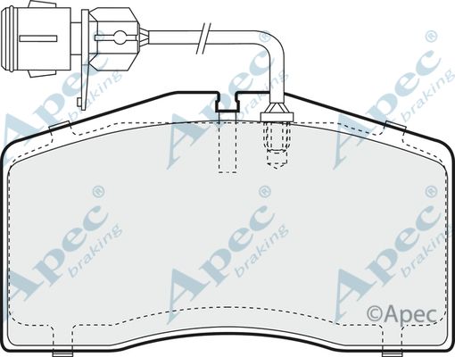 APEC BRAKING Jarrupala, levyjarru PAD1296